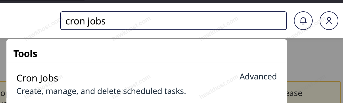 Searching for Cron Jobs in cPanel