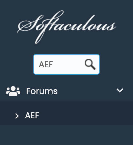 AEF in Softaculous