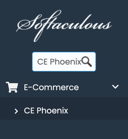 CE Phoenix in Softaculous