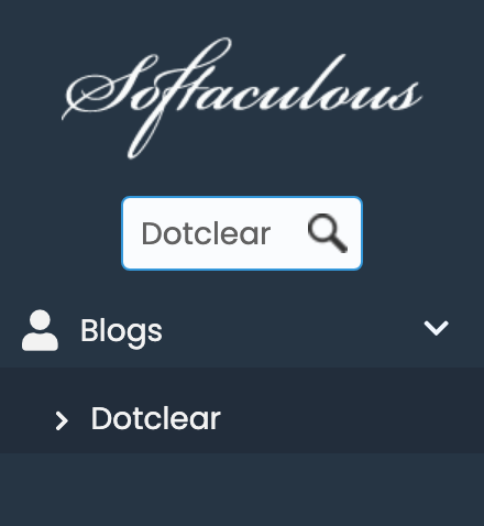 Dotclear in Softaculous