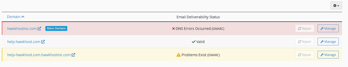 Email Deliverability DNS Error