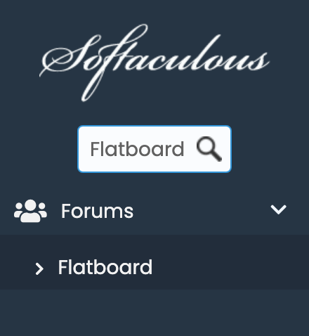 Flatboard in Softaculous
