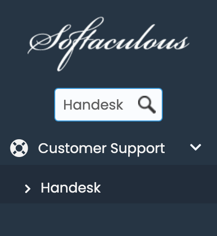 Handesk in Softaculous