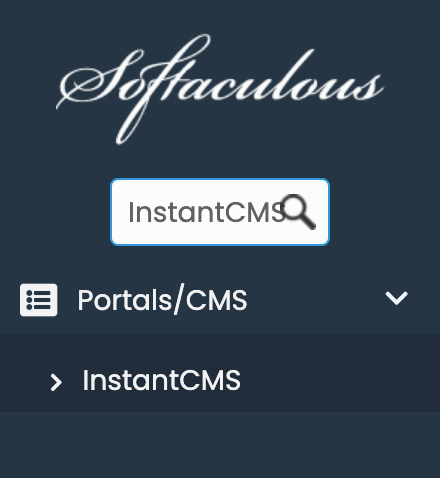 InstantCMS in Softaculous