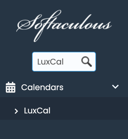 LuxCal in Softaculous