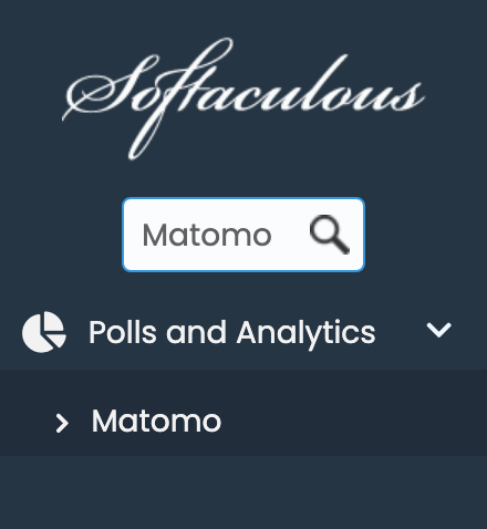 Matomo in Softaculous