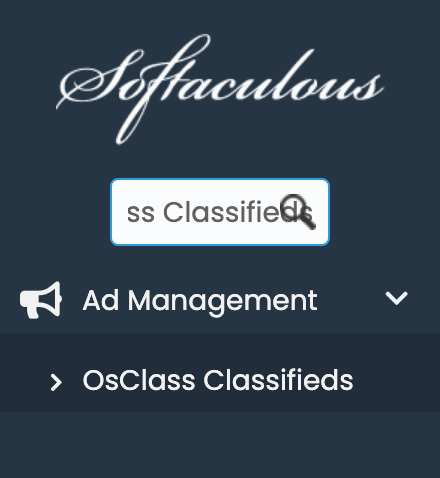 OsClass Classifieds in Softaculous