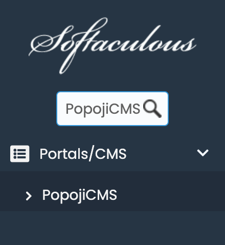 PopojiCMS in Softaculous