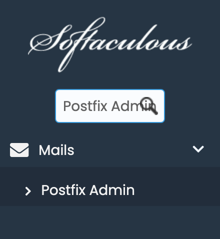 Postfix Admin in Softaculous