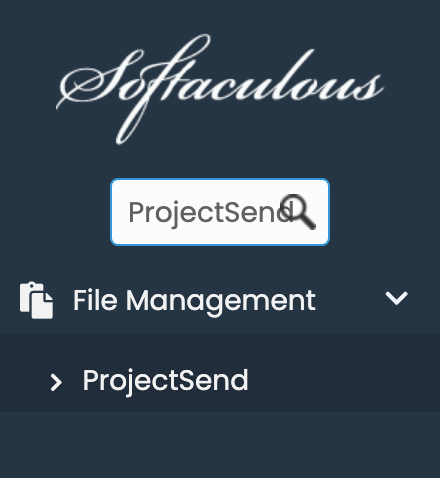 ProjectSend in Softaculous