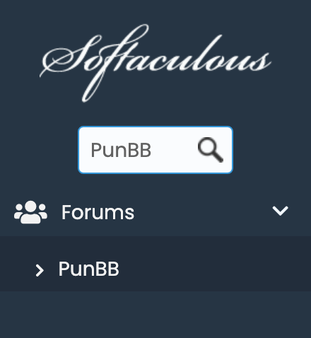 PunBB in Softaculous