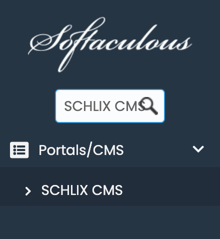 SCHLIX CMS in Softaculous