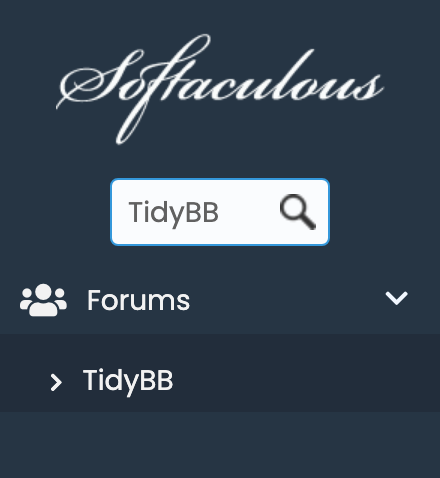 TidyBB in Softaculous