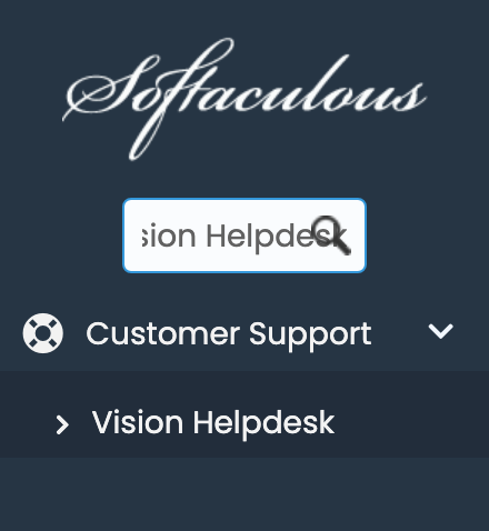 Vision Helpdesk in Softaculous